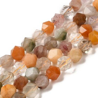 Natural Rutilated Quartz Beads Strands