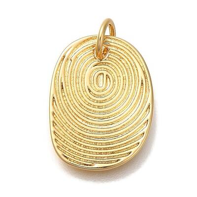 Rack Plating Brass Pendants