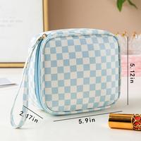 Teenager Sanitary napkin storage bag, college style corduroy women's menstrual bag, cute zipper portable waterproof menstrual...