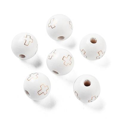 Wood European Beads