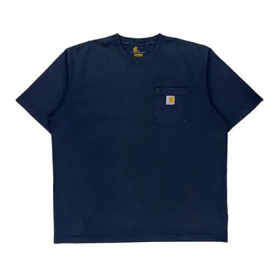 Carhartt T-Shirt - XL Navy Cotton