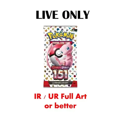 151 (English) Pack, IR / UR+ (5 pack min.): Pokemon Booster