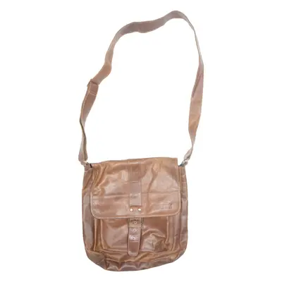 DUKE Mens Shoulder Bag Brown Leather