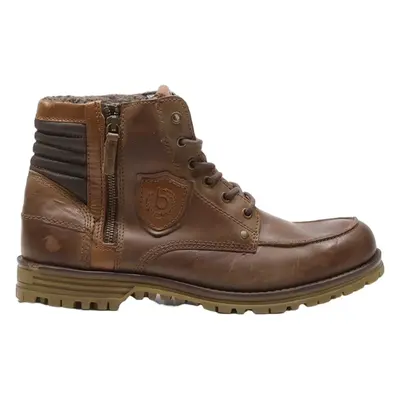 BUGATTI Lace-Up Boots Brown Leather Mens UK 9.5