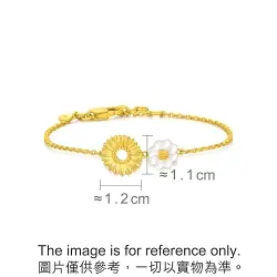 'The Art of Nature' 999.9 Gold Bracelet