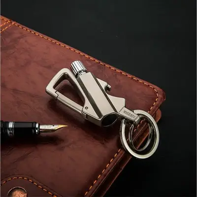 3-in-1 All-Metal Multi-functional Tool Keychain Bottle Opener - Waterproof and Reusable. Perfect for outdoor activities, trav...