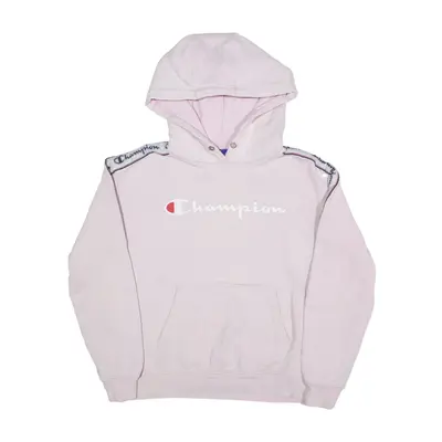 CHAMPION Hoodie Pink Pullover Mens S