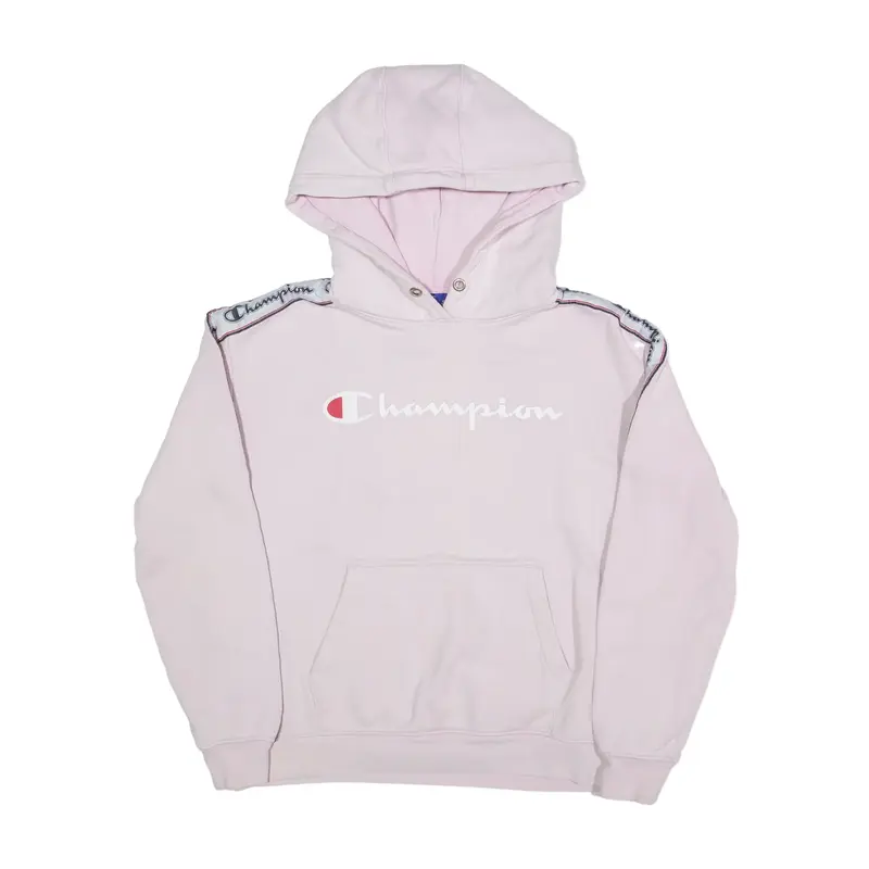 CHAMPION Hoodie Pink Pullover Mens S