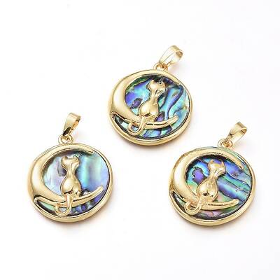 Natural Abalone Shell/Paua Shell Pendants