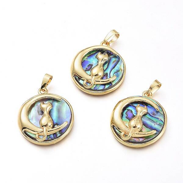 Natural Abalone Shell/Paua Shell Pendants