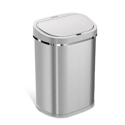 Motion Sensor Trash Bin 21 Gallon and 13 Gallon, Automatic Touchless Infrared Motion Sensor Trash Can, Heavy Duty Stainl
