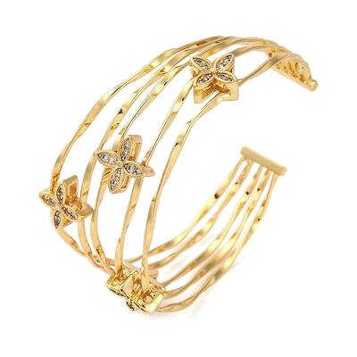 Brass Open Cuff Bangles