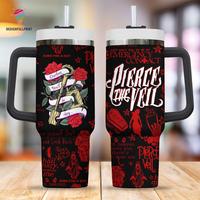 Pierce The Veil Red Version Gift for Her, Him on Birthday Xmas 30oz or 40oz Tumbler LN