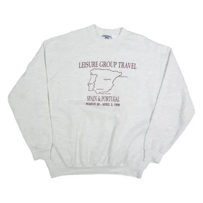 LEE Leisure Group Travel Mens Sweatshirt Grey XL