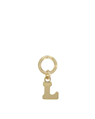 One Love Initial Charms | Metal Color: Gold | Style: L