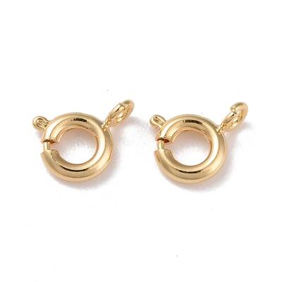 Eco-friendly Brass Spring Ring Clasps
