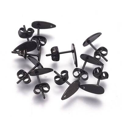 304 Stainless Steel Stud Earring Findings