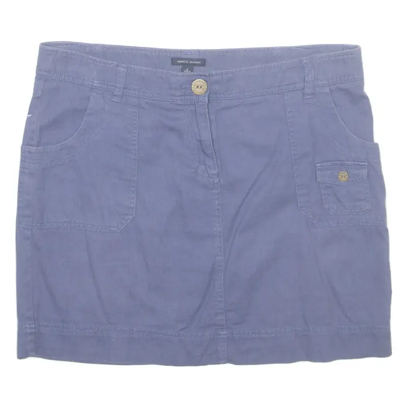 TOMMY HILFIGER Womens Straight Skirt Blue Knee Length UK 12