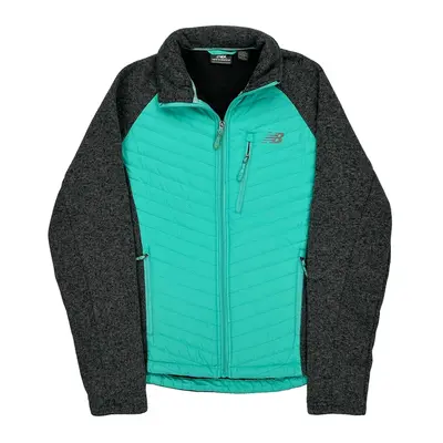 New Balance Fleece Jacket - Small Grey Polyester