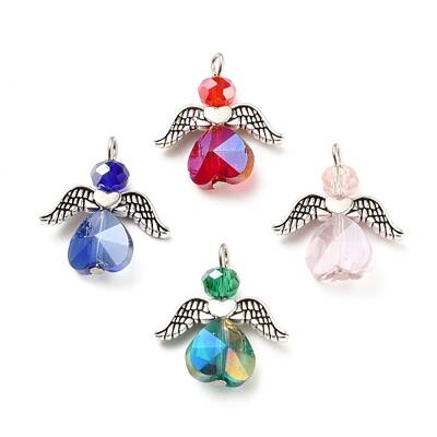 Electroplate Glass Pendants