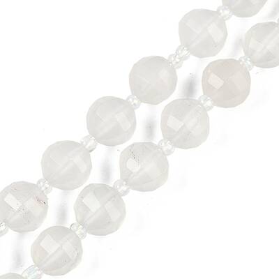 Natural White Jade Beads Strands