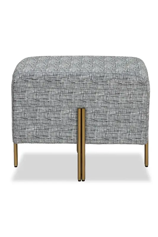 Light Gray Upholstery Stool | Liang & Eimil Alton