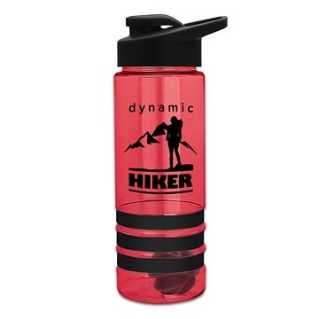 100 Custom Sergeant Stripe - 24 oz Tritan Shaker Bottle with Drink ...
