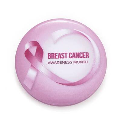 Breast Cancer Awareness Month Tinplate Brooch Pin