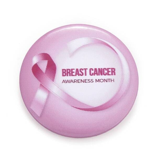 Breast Cancer Awareness Month Tinplate Brooch Pin