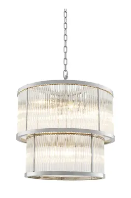 2 Tier Glass Chandelier | Eichholtz Pasadena