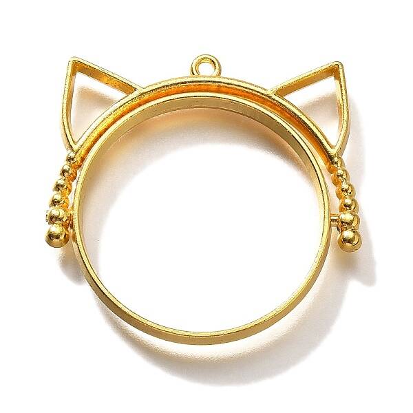 Alloy Open Back Bezel Pendants