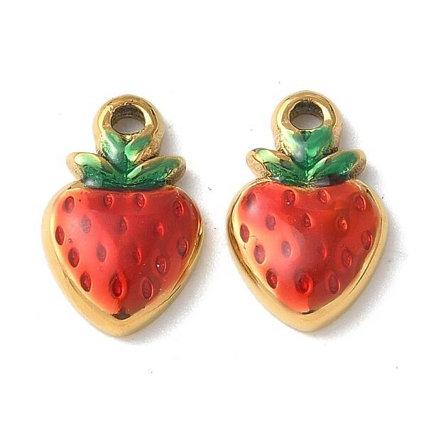 304 Stainless Steel Enamel Charms