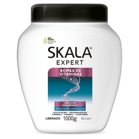 Skala Bomba de Vitaminas 2 pack, SOS Fortalecimento dos Fios, Brazilian Hair Vitamin Treatment 35.2Oz each