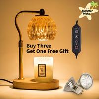 Dimmable Candle Warmer Lamp with Timer - Vintage Home Decor, Table Lamp, Night Light for Bedrooom & Gifts for Women home deco...