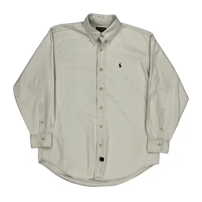 Ralph Lauren Shirt - Large Beige Cotton