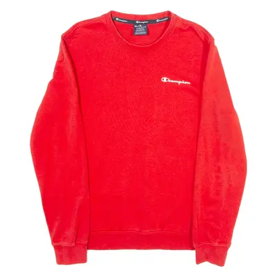 CHAMPION Womens Sweatshirt Orange XS