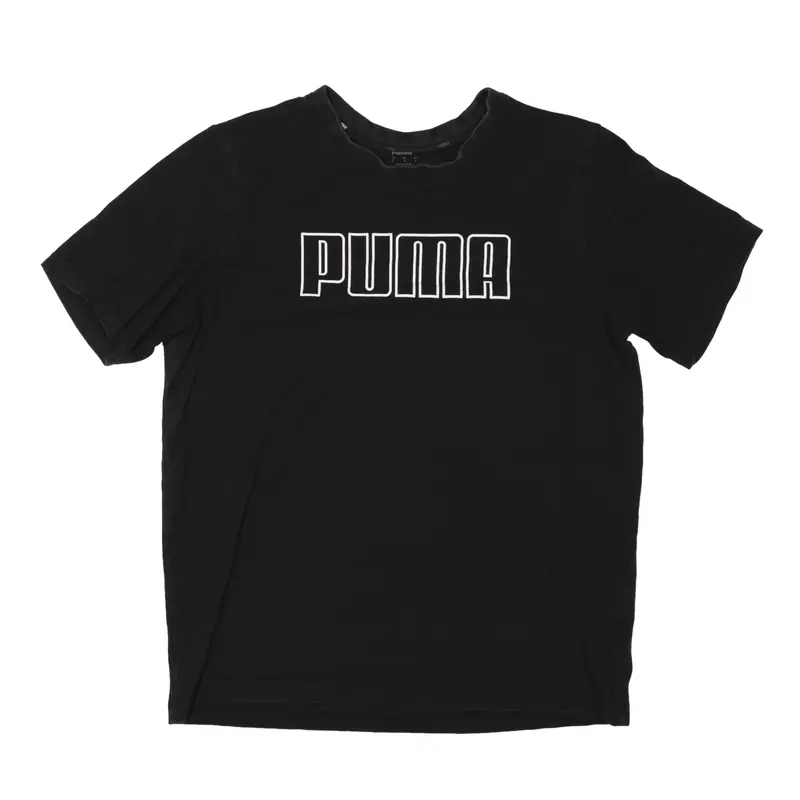 PUMA T-Shirt Black Short Sleeve Mens L