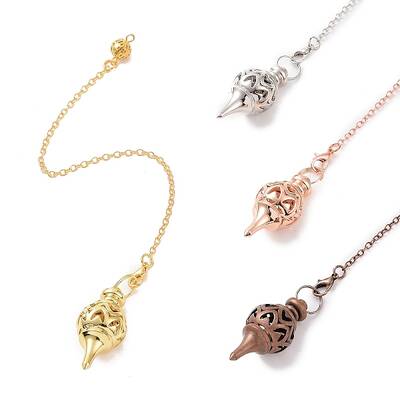 Brass Pointed Dowsing Pendulums