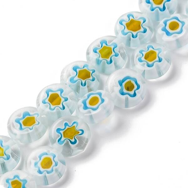 Handmade Millefiori Lampwork Beads Strands