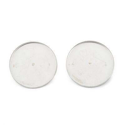 Tarnish Resistant 304 Stainless Steel Brooch Cabochon Settings