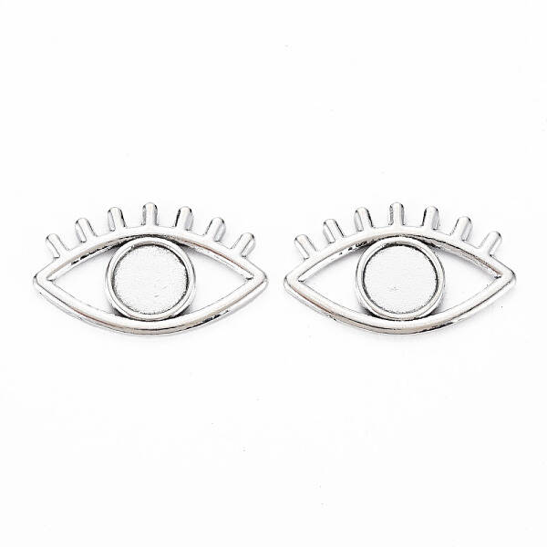 Tibetan Style Alloy Tray Settings