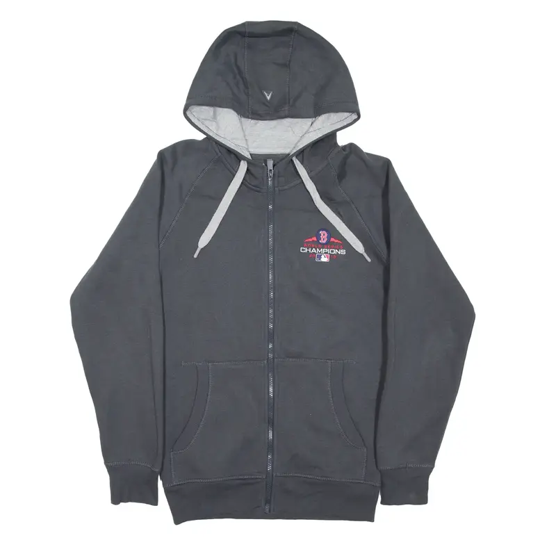 ANTIGUA World Series Champions Baseball 2018 USA Hoodie Grey Full Zip Mens S