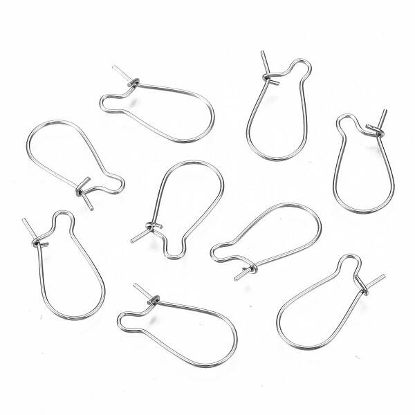 Tarnish Resistant 304 Stainless Steel Hoop Earring Findings