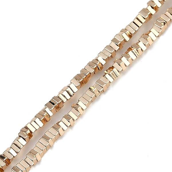 Electroplated Synthetic Non-magnetic Hematite Beads Strands