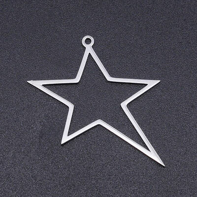 Non-Tarnish 201 Stainless Steel Laser Cut Pendants