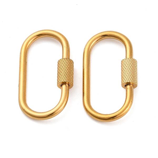 304 Stainless Steel Screw Carabiner Lock Charms