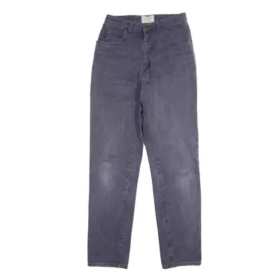 ARMANI Jeans Purple Denim Regular Tapered Mens W26 L31