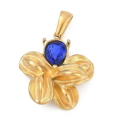 304 Stainless Steel Rhinestone Pendants