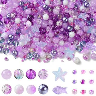 Mixed Styles Glass Beads