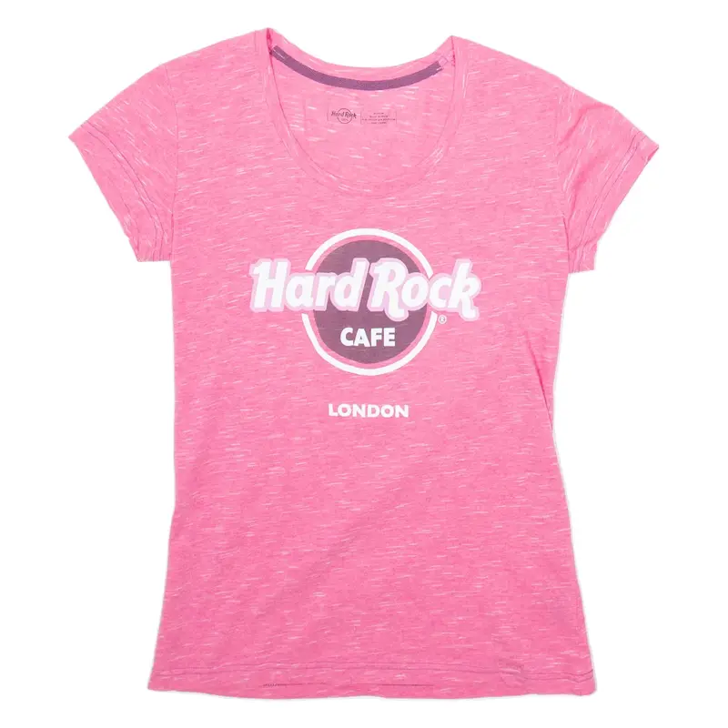 HARD ROCK CAFE London Womens T-Shirt Pink M